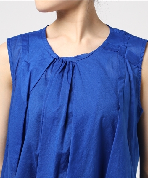 ZUCCa（ズッカ）の「コットンローン（タンクトップ・レディース・ホワイト/ブラック/ブルー・M/M size）」の13枚目の写真