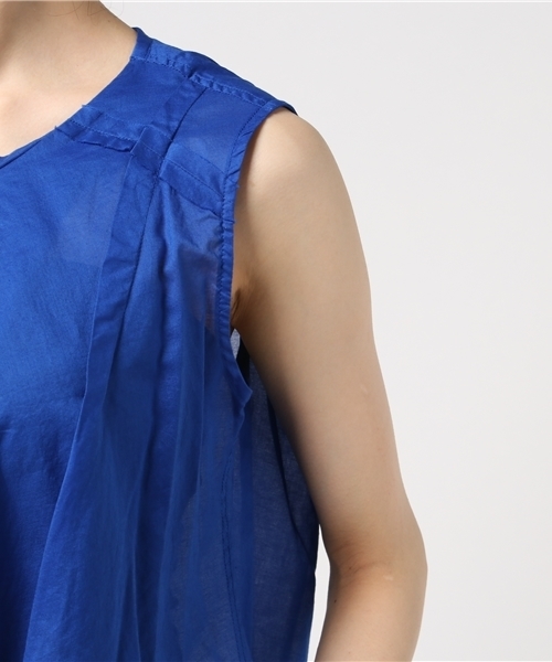 ZUCCa（ズッカ）の「コットンローン（タンクトップ・レディース・ホワイト/ブラック/ブルー・M/M size）」の15枚目の写真