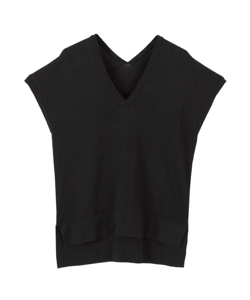 titivate（ティティベイト）の「Vﾈｯｸﾗｲﾄﾆｯﾄ（ニット/セーター・レディース・ダークオレンジ/ホワイト/ブラック/ブラウン/ベージュ/ライトグレー/ネイビー/グリーン・M/L/S）」の2枚目の写真