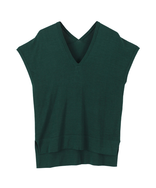 titivate（ティティベイト）の「Vﾈｯｸﾗｲﾄﾆｯﾄ（ニット/セーター・レディース・ダークオレンジ/ホワイト/ブラック/ブラウン/ベージュ/ライトグレー/ネイビー/グリーン・M/L/S）」の16枚目の写真