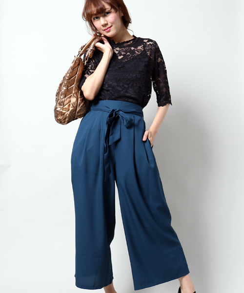 MARBLE WALTS（マーブルワルツ）の「プチハイネックインナーキャミ付き（Tシャツ/カットソー・レディース・マスタード/ブラック/オフホワイト・M/L）」の7枚目の写真