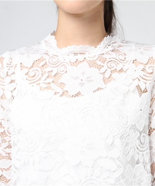 MARBLE WALTS（マーブルワルツ）の「プチハイネックインナーキャミ付き（Tシャツ/カットソー・レディース・マスタード/ブラック/オフホワイト・M/L）」の21枚目の写真