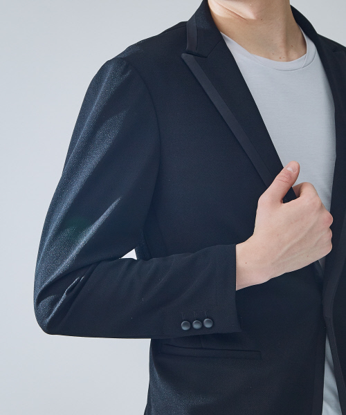 5351 POUR LES HOMMES(ゴーサンゴーイチプールオム)の「ドライヴィングクロスタキシードジャケット(テーラードジャケット・メンズ・ブラック・48/44/46)」の6枚目の写真