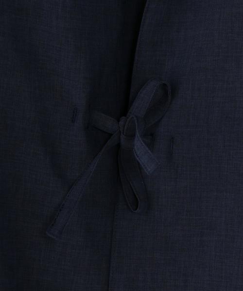 Steven Alan（スティーブンアラン）の「＜Steven Alan＞ HI/TWST SMOCK SHIRT/スモックシャツ（シャツ/ブラウス・メンズ・ベージュ/ネイビー・MEDIUM/SMALL/LARGE/X-LARGE）」の7枚目の写真