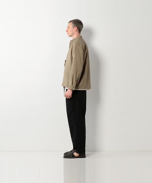 Steven Alan（スティーブンアラン）の「＜Steven Alan＞ HI/TWST SMOCK SHIRT/スモックシャツ（シャツ/ブラウス・メンズ・ベージュ/ネイビー・MEDIUM/SMALL/LARGE/X-LARGE）」の5枚目の写真
