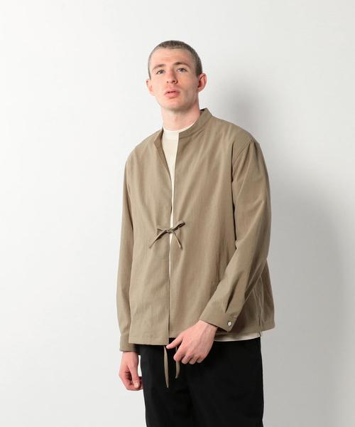 Steven Alan（スティーブンアラン）の「＜Steven Alan＞ HI/TWST SMOCK SHIRT/スモックシャツ（シャツ/ブラウス・メンズ・ベージュ/ネイビー・MEDIUM/SMALL/LARGE/X-LARGE）」の3枚目の写真