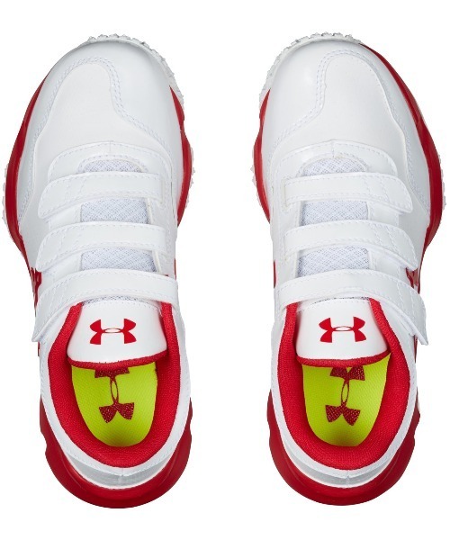 UNDER ARMOUR(アンダーアーマー)の「アンダーアーマー ボーイズベースボールトレーニングシューズ / アルティメイトトレーナーVワイドJR(スニーカー・キッズ・ホワイト×ホワイト/ホワイト×ネイビー/ホワイト×レッド・20/20.5/21/21.5/22/22.5/23/23.5/24.0)」の16枚目の写真