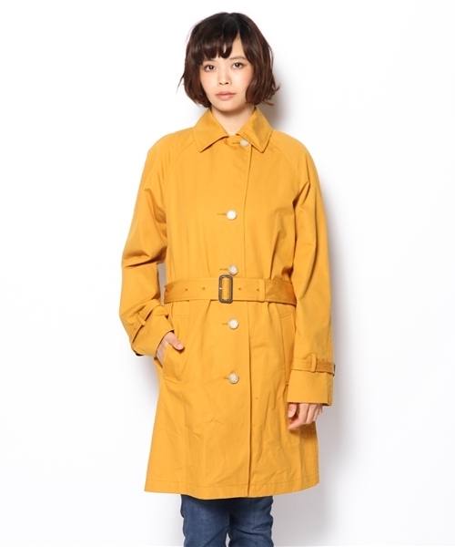 martinique(マルティニーク)の「TRADITIONAL WEATHERWEAR/コート(ステンカラーコート・レディース・ベージュ/ネイビー/マスタード・2/1)」の1枚目の写真