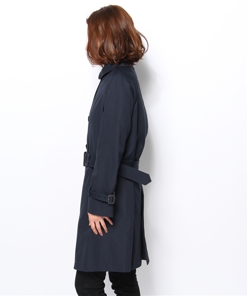 martinique(マルティニーク)の「TRADITIONAL WEATHERWEAR/コート(ステンカラーコート・レディース・ベージュ/ネイビー/マスタード・2/1)」の5枚目の写真