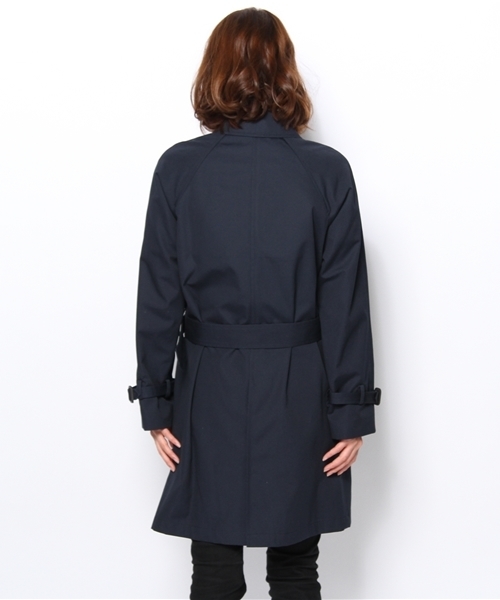 martinique(マルティニーク)の「TRADITIONAL WEATHERWEAR/コート(ステンカラーコート・レディース・ベージュ/ネイビー/マスタード・2/1)」の6枚目の写真