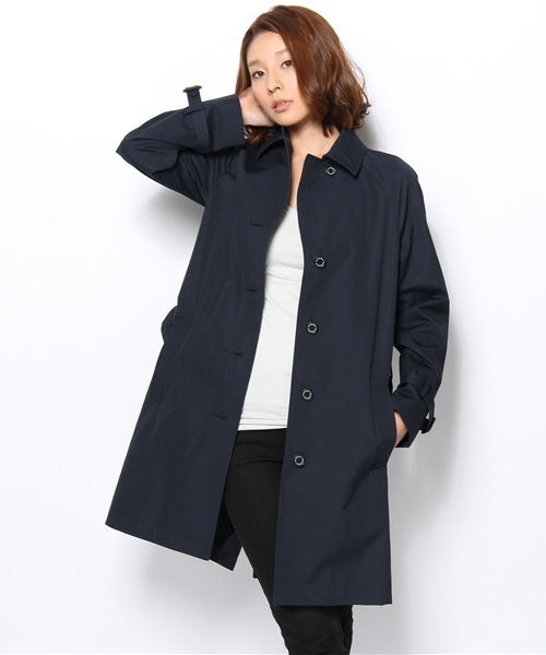 martinique(マルティニーク)の「TRADITIONAL WEATHERWEAR/コート(ステンカラーコート・レディース・ベージュ/ネイビー/マスタード・2/1)」の7枚目の写真