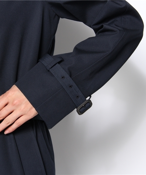 martinique(マルティニーク)の「TRADITIONAL WEATHERWEAR/コート(ステンカラーコート・レディース・ベージュ/ネイビー/マスタード・2/1)」の9枚目の写真
