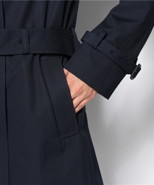 martinique(マルティニーク)の「TRADITIONAL WEATHERWEAR/コート(ステンカラーコート・レディース・ベージュ/ネイビー/マスタード・2/1)」の10枚目の写真