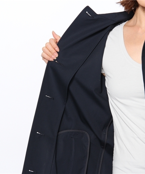 martinique(マルティニーク)の「TRADITIONAL WEATHERWEAR/コート(ステンカラーコート・レディース・ベージュ/ネイビー/マスタード・2/1)」の12枚目の写真