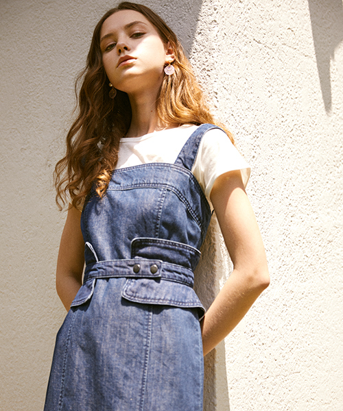JILL STUART(ジルスチュアート)の「セリアデニム ワンピース(ワンピース・レディース・ブルー・0/2/4)」の5枚目の写真