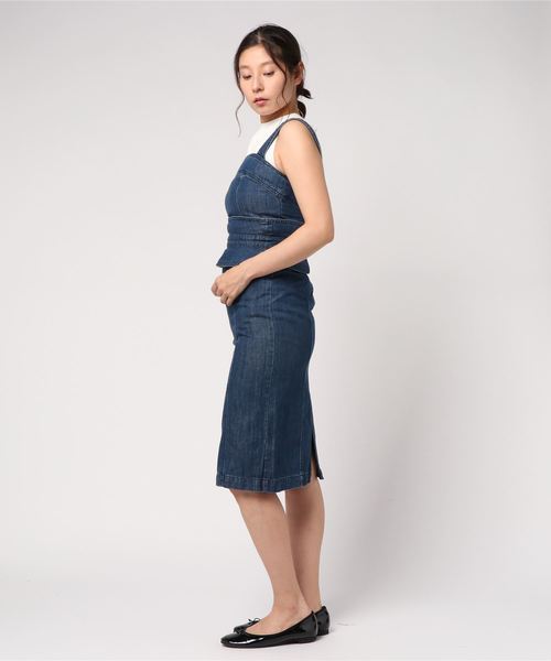 JILL STUART(ジルスチュアート)の「セリアデニム ワンピース(ワンピース・レディース・ブルー・0/2/4)」の2枚目の写真