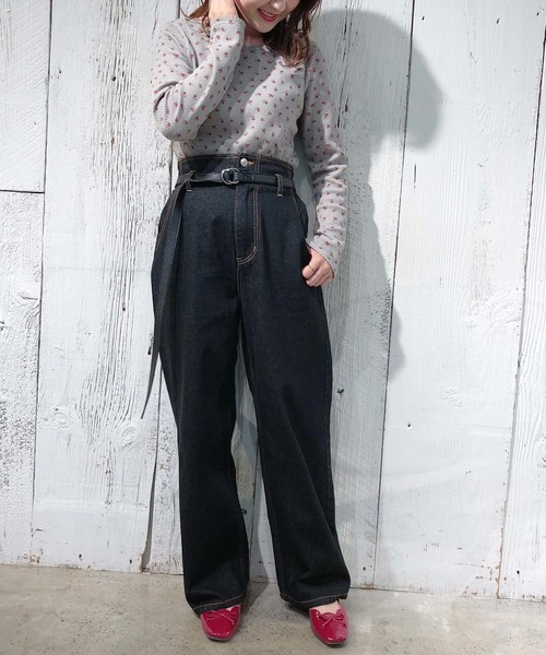 one after another NICE CLAUP(ワンアフターアナザーナイスクラップ)の「サーマルプリントカーディガン(カーディガン/ボレロ・レディース・オフホワイト/ブラック/ホワイト系その他/グレー系その他・FREE)」の5枚目の写真