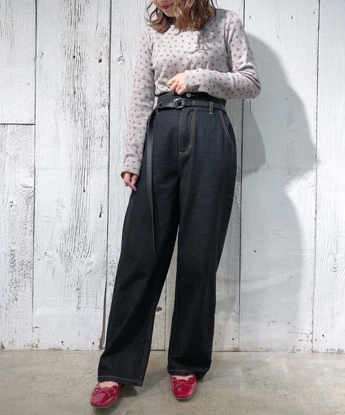 one after another NICE CLAUP(ワンアフターアナザーナイスクラップ)の「サーマルプリントカーディガン(カーディガン/ボレロ・レディース・オフホワイト/ブラック/ホワイト系その他/グレー系その他・FREE)」の6枚目の写真