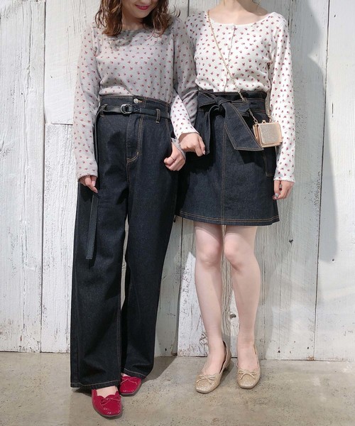 one after another NICE CLAUP(ワンアフターアナザーナイスクラップ)の「サーマルプリントカーディガン(カーディガン/ボレロ・レディース・オフホワイト/ブラック/ホワイト系その他/グレー系その他・FREE)」の11枚目の写真