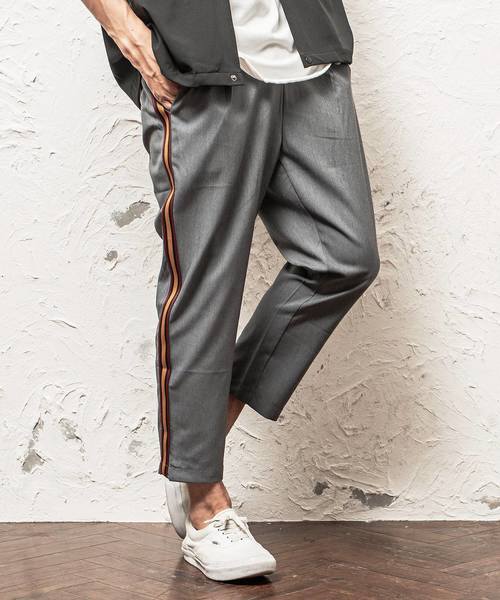 MinoriTY（マイノリティ）の「メンズサイドレトロラインＴＲアンクルパンツ（その他パンツ・メンズ・ブラック/ベージュ/ネイビー/チャコール・M/L）」の21枚目の写真