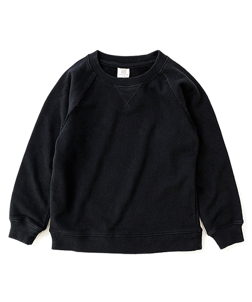 devirock（デビロック）の「ピグメント加工スウェット長袖トレーナー（スウェット・キッズ・ブラック/ダークグリーン/ブラウン/ブルー系その他/パープル系その他・110cm/100cm/120cm/130cm/140cm/150cm/160cm）」の17枚目の写真