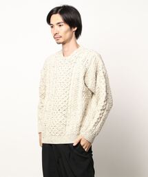 aran WOOLLEN MILLS | アラン模様 メリノウールセーター ユニセックス(ニット/セーター)