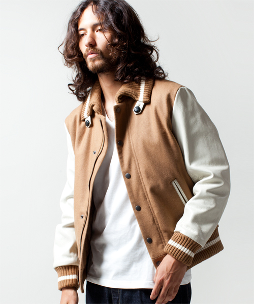 NANO universe(ナノユニバース)の「NU DONKEYスタジャン(スタジャン・メンズ・ブラック/グレー/ベージュ/ネイビー・SMALL/MEDIUM/LARGE/X-LARGE)」の1枚目の写真