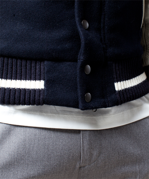 NANO universe(ナノユニバース)の「NU DONKEYスタジャン(スタジャン・メンズ・ブラック/グレー/ベージュ/ネイビー・SMALL/MEDIUM/LARGE/X-LARGE)」の21枚目の写真