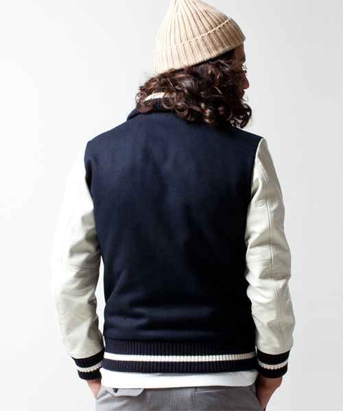 NANO universe(ナノユニバース)の「NU DONKEYスタジャン(スタジャン・メンズ・ブラック/グレー/ベージュ/ネイビー・SMALL/MEDIUM/LARGE/X-LARGE)」の12枚目の写真