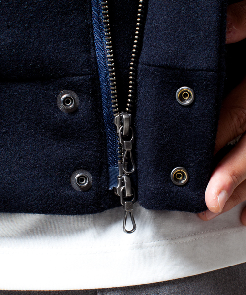 NANO universe(ナノユニバース)の「NU DONKEYスタジャン(スタジャン・メンズ・ブラック/グレー/ベージュ/ネイビー・SMALL/MEDIUM/LARGE/X-LARGE)」の15枚目の写真