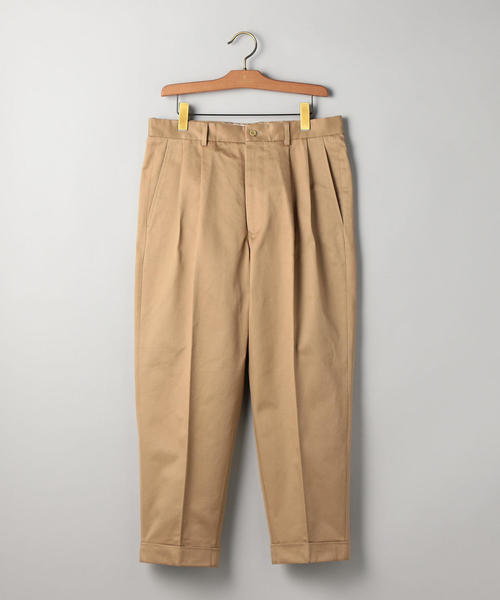 Scye サイ コットン ワイド 2タック チノパンツ 日本製 N1294 5123-83515]Scye/SCYE BASICS(サイ/サイベーシックス) San