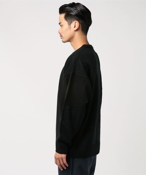 VISION STREET WEAR（ヴィジョンストリートウェア）の「WEB限定 VISION ワンポイント刺繍ニット（ニット/セーター・メンズ・ブラック/オフホワイト/ターコイズブルー/その他21・M/L）」の5枚目の写真