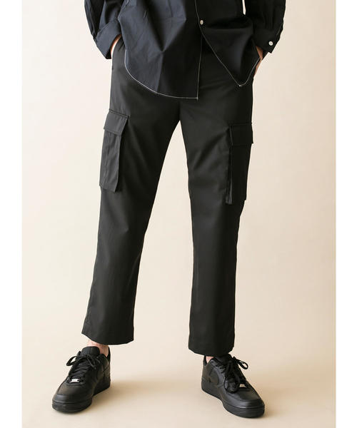 MONKEY TIME（モンキータイム）の「＜monkey time＞  TW CARGO STRAIGHT/カーゴパンツ（カーゴパンツ・メンズ・ブラック・LARGE/SMALL/MEDIUM）」の4枚目の写真