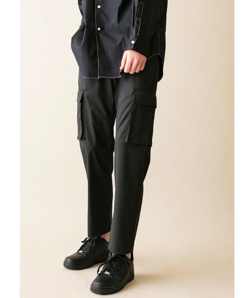 MONKEY TIME（モンキータイム）の「＜monkey time＞  TW CARGO STRAIGHT/カーゴパンツ（カーゴパンツ・メンズ・ブラック・LARGE/SMALL/MEDIUM）」の5枚目の写真