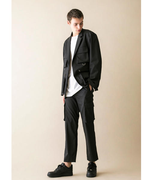 MONKEY TIME（モンキータイム）の「＜monkey time＞  TW CARGO STRAIGHT/カーゴパンツ（カーゴパンツ・メンズ・ブラック・LARGE/SMALL/MEDIUM）」の11枚目の写真