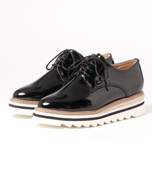 KOBE LETTUCE（コウベレタス）の「ジュートプラットフォームオックスフォードシューズ（その他シューズ・レディース・ホワイト/シルバー/ブラック系その他/ブルー系その他・LL/S/M/L）」の6枚目の写真