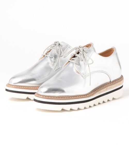 KOBE LETTUCE（コウベレタス）の「ジュートプラットフォームオックスフォードシューズ（その他シューズ・レディース・ホワイト/シルバー/ブラック系その他/ブルー系その他・LL/S/M/L）」の8枚目の写真