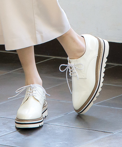 KOBE LETTUCE（コウベレタス）の「ジュートプラットフォームオックスフォードシューズ（その他シューズ・レディース・ホワイト/シルバー/ブラック系その他/ブルー系その他・LL/S/M/L）」の21枚目の写真