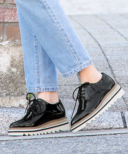 KOBE LETTUCE（コウベレタス）の「ジュートプラットフォームオックスフォードシューズ（その他シューズ・レディース・ホワイト/シルバー/ブラック系その他/ブルー系その他・LL/S/M/L）」の20枚目の写真