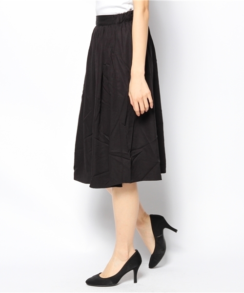 WEGO(ウィゴー)の「WEGO/膝丈フレアスカート(スカート・レディース・ブラック/グリーン系その他/ブルー/レッド・FREE)」の5枚目の写真