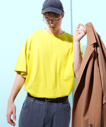 EMMA CLOTHES | コーマスーパービッグシルエットショートスリーブポケットカットソー(Tシャツ/カットソー)