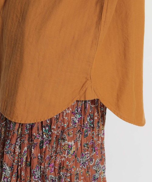 niko and...（ニコアンド）の「綿麻CPO薄羽織りシャツ（シャツ/ブラウス・レディース・レッド/アイボリー/カーキ/キャメル・MEDIUM/LARGE）」の16枚目の写真