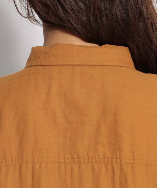 niko and...（ニコアンド）の「綿麻CPO薄羽織りシャツ（シャツ/ブラウス・レディース・レッド/アイボリー/カーキ/キャメル・MEDIUM/LARGE）」の18枚目の写真