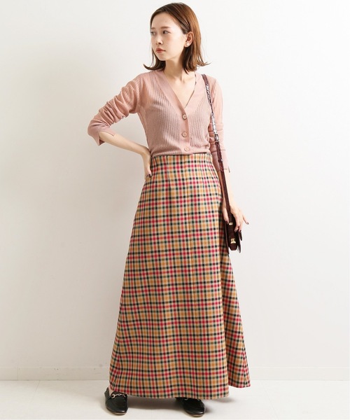 IENA LA BOUCLE(イエナラブークル)の「IENA LA BOUCLE Galaxy リブVネックカーディガン◆(カーディガン/ボレロ・レディース・ホワイト/ブラウン/ネイビー/ピンク・FREE)」の5枚目の写真