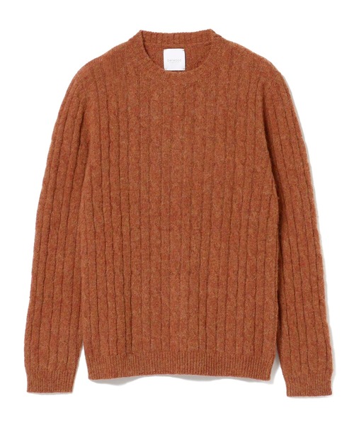 Beams ケーブル トップス クルーニット ニット セーター Lights ビームスライツ のファッション セール Bellwood ケーブル
