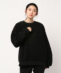 【Bl】【ISLAND PEAK】ボア ビッグクルーネック