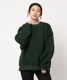 【Bl】【ISLAND PEAK】ボア ビッグクルーネック