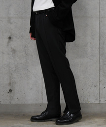 Adoon plain | 【 kutir black 】スリットスキニースラックス(スラックス)