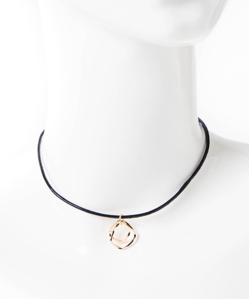 WEGO（ウィゴー）の「WEGO/2連メタルリングチョーカー（チョーカー・レディース・シルバー/ゴールド・FREE）」の6枚目の写真