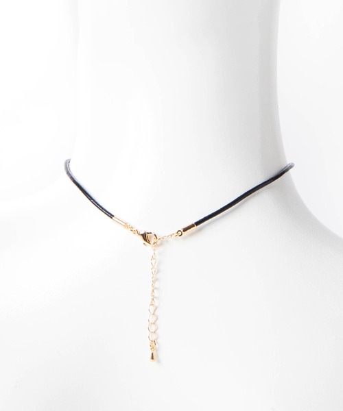 WEGO（ウィゴー）の「WEGO/2連メタルリングチョーカー（チョーカー・レディース・シルバー/ゴールド・FREE）」の4枚目の写真